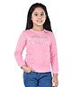 3PIN Full Sleeves Unfollow Rules Leopard Printed Sweatshirt - Pink
