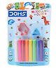 Doms Modelling Clay Set of 8 Shades 100 g - Multicolor (Design May Vary)