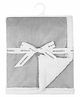 Abracadabra Plush Chamois Baby Blanket - Grey