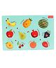 Funskool Fruit  Wooden Peg Puzzle for Toddlers Multicolor - 11 Pieces