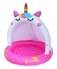 Toyshine Unicorn Baby Pool Tub Swimming Pool with Canopy Play Centre Toy for Kids - 40 x 40 Inches