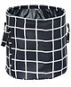 My Gift Booth Print Storage cum Laundry Hamper-Black and White