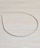 Pretty Ponytails Faux Diamond Stones Embellished Hair Band - Silver