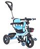 Babyhug Plug & Play Gladiator Tricycle With Parental Push Handle & Cushion Seat - Blue