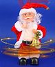 Fiddlerz Musical Santa Toy Battery Operated Christmas Table Centerpiece Xmas Decoration Moving Ornament - Multicolor