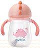 Bonfino Straw Sipper with Twin Handle Pink - 240 ml