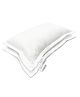 Sleepsia Hotel Flenge Pillows for Sleeping - Ultra Soft Pillows for Side, Front and Back Sleepers- Microfiber Bed Pillow  (Set of 2) White