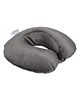 Sleepsia Neck Travel Pillow (Microfiber), Comfortable Travel Pillow Great for Long Road Trips and Flights (Grey, Pack of 1)