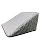 Sleepsia Wedge Pillow Memory Foam Incline Pillow For Back Support,Leg Elevation, Snoring, Heartburn, Reading - Post Surgery (Grey, Pack of 1)