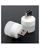 Mihar Essentials  Plug In Led Night Light Mini Usb Flexible Usb Led Ambient Light Pack Of 5 - White