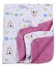 Abracadabra Printed Soft Luxury Blanket - Off White