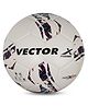 VECTOR X Phoenix  Thermo Fusion PU Embossed Football For Training and Match (White-Navy) Size-5