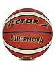 Vector X Supernova Cellular Basketball 14 Panels For Indoor Outdoor Play (Brick Red) Size-5