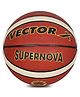 Vector X Supernova Cellular Basketball 14 Panels For Indoor Outdoor Play (Brick Red) Size-6