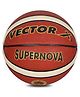 Vector X Supernova Cellular Basketball 14 Panels For Indoor Outdoor Play (Brick Red) Size-7