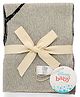 Pluchi  Cotton Knitted AC Blanket Disney Print - Vanilla Grey & Melange