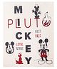 Disney By Pluchi  Cotton Knitted AC Blanket Mickey Mouse Print - Multicolour