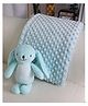 STARKIDDO Premium Raised Dots Soft Baby Blanket- Light Cyan