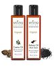 Mystiq Living Combo Castor Oil & Kalonji Oil Onion Black Seed - 100 ml Each
