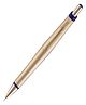 VEA Cameri Blue Satin Gold Ballpoint Pen-Blue