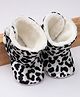 Daizy Animal Printed Booties - Black White