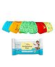 SuperBottoms Cotton Bloomer Solid Pack of 5 and Xtra Hydrating Wipes - Green