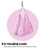 Baybee Cotton Jhula Swing Hanging cradle with Mosquito Net & Spring - Pink