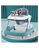 R for Rabbit Little Feet walker baby Anti Fall Convertible Push Walker for 6-8 Months kids with Adjustable Speed Wheels, 2 Levels Height Adjustment Detachable Toy Bar With Music -Light (Green)