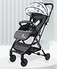 R for Rabbit Pocket Stroller Lite Stroller for Kids | Portable Travel Friendly Pre Installed Baby Trolley Pram for Newborn Boys & Girls of Age 0-3 Years (Black White)