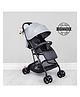 Mylo Baby Riviera Ultra-Light Premium Stroller 5 Points Safety Multi Position Reclining - Grey Black