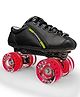 Jaspo Unisex Pro Hyper Quad Outdoor Wheel Shoe Skates Junior 13 Uk Red