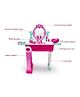 Planet of Toys  Beauty Vanity Set Makeup Toy for Girls Pretend Play Toy Cosmetics - Pink