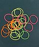 Jewelz Pack Of 20 Hair Rubber Bands - Pink Yellow Green Orange