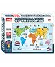 Ankit Toys Continents & Ocean Of The World Map Educational Jigsaw Puzzle for Kids Jumbo Pack Multicolor - 100 Pieces