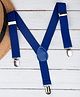 Arendelle Solid Suspenders - Blue