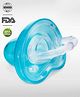 Babyhug Full Silicone Orthodontic Soother with Protective Cover  Turquoise | BPA Free | Gentle on Gums | Easy to Sterilize |Psychological Breathing