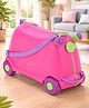 Kids Ride On Suitcase and Toddler Carry On Hand Luggage - Pink