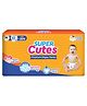 Super Cute's Premium Baby Diapers Medium Size Super Soft and Rash Free Diapers with Overnight Leakage Protection - 34 Pieces