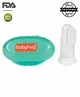 Babyhug Silicone Finger Toothbrush with Protective Case for Babies  Soft Gum Cleaner | BPA Free | For Infant Oral Care