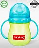 Babyhug Sipper Cup with Twin Handles for Toddlers 240 ml Blue  | BPA Free | Travel-Friendly | Easy-Grip | No Phthalates | Food Grade