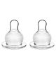 Babyhug Fast Flow Silicone Nipples for Feeding Bottles  Pack of 2 |BPA Free| Soft |Safe | Natural Feel | Silicone