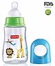 Babyhug Bubble Anti-Colic Sterilizable Feeding Bottle Blue - 125 ml | BPA-Free | Leak-Resistant| Silicone | Mimics Natural Feeding | Spirally Grooved