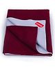 LuvLap Instadry Extra Absorbent Quick Dry Sheet for baby, Baby Bed Protector, Waterproof baby sheet, 0m+ - Extra Large, 140 x 200cm (Maroon)