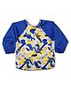 LuvLap Long Sleeve Baby Bib Cum Apron, Full Sleeve, Leak-Free, Washable, Lightweight, Feeding Essential, 6-24 Months, Blue with Pocket