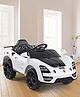 Babyhug Battery Operated Ride On  Car with Music & Lights - White