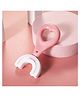 BOXOT IMPEX Soft Silicone 360 Degree U Shaped Toothbrush For Kid Baby Children Manual Teeth Whitening - Pink