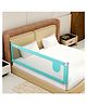 LuvLap Bed Rail Guard for Baby/Kids Safety, 180cm x 72cm, Portable & Foldable, Adjustable Height, Fits All Bed Sizes, Green (No Print)