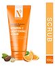 Nutriglow Advanced Organics Vitamin C Lightening Scrub for Exfoliation Acne Control with Orange Peel Scrub - 100g