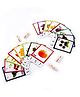 Monkey Minds Clip the Card - Missing Numbers Fruits & Veggies - Multicolour
