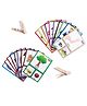 Monkey Minds Clip the Card Rhyming words 1-Multicolour